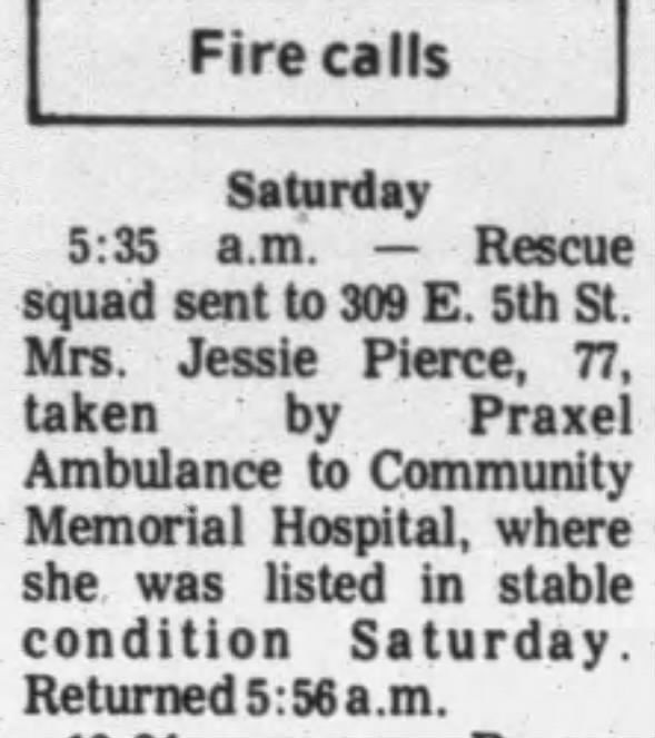 Clipping from The Winona Daily News